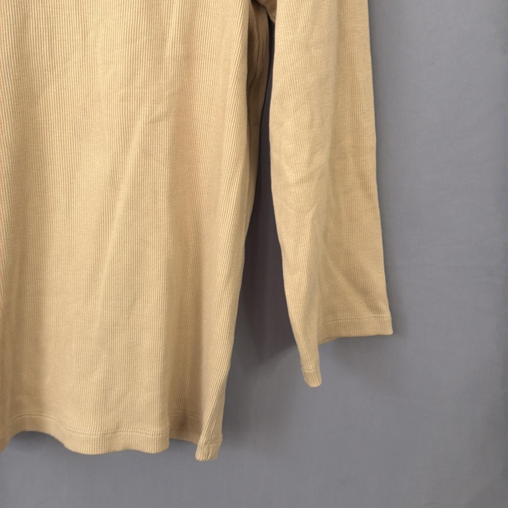 Lauren Ralph Lauren Top Womens XL Cotton Y2K Crochet Ribbed Knit 90s Basic - Picture 5 of 6